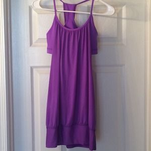 No limits lululemon tank in purple chevron