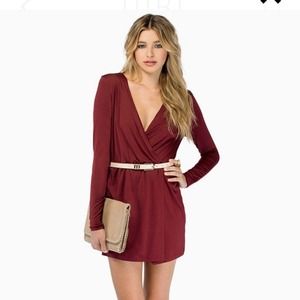 Tobi burgundy dress