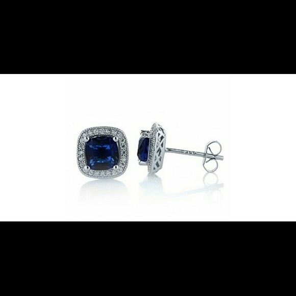 925 sterling silver earrings.  Great gift