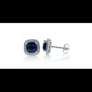 925 sterling silver earrings.  Great gift