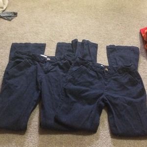 Bundled Old Navy Uniform Pants