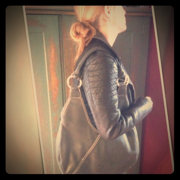 ❄️SALE❄️Genuine Leather Fossil Hobo Handbag