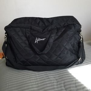 Lifetime TV Quilted Overnight Bag