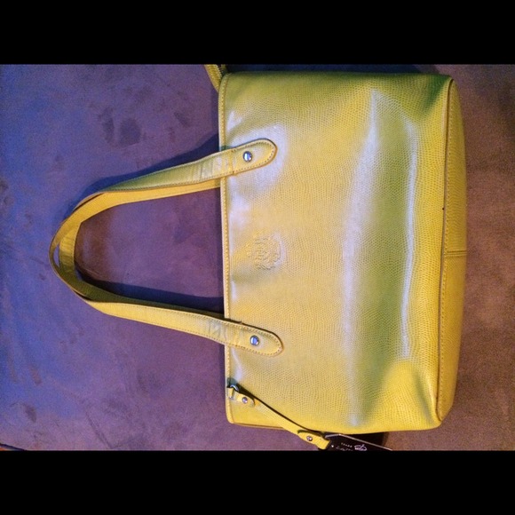 Pollen colored Ralph Lauren tote