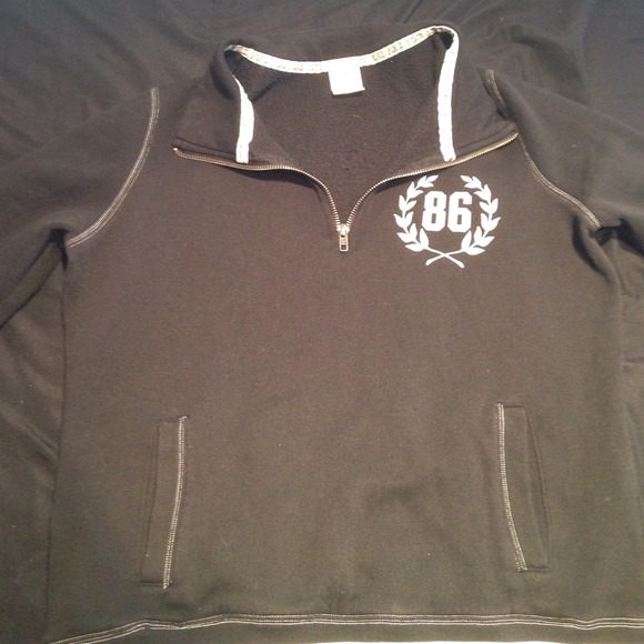 Pink Victoria's Secret half zip