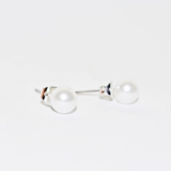 Faux Pearl Earrings