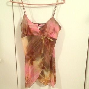 Pink floral top