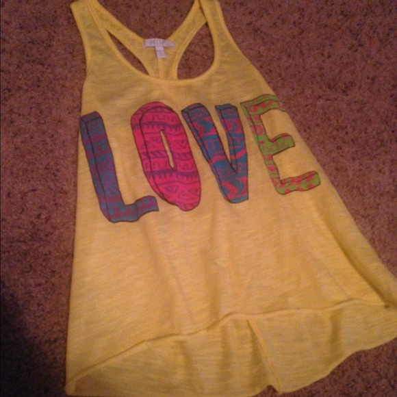 Yellow LOVE shirt