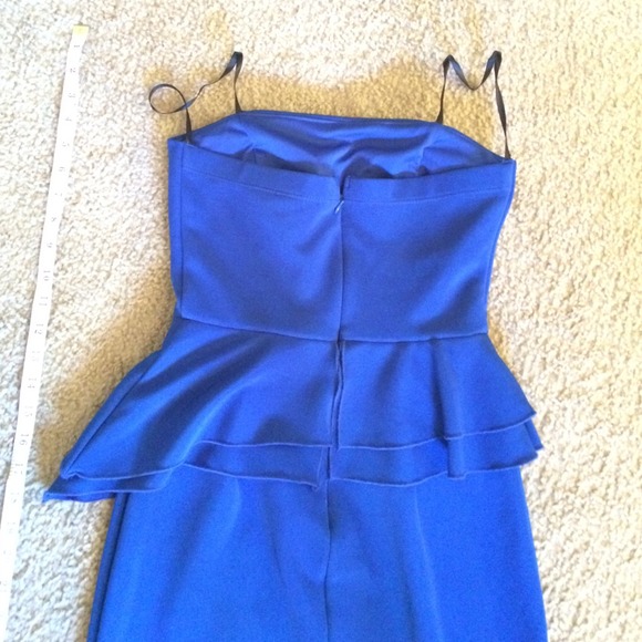 Royal Blue Mini Dress - Picture 2 of 4