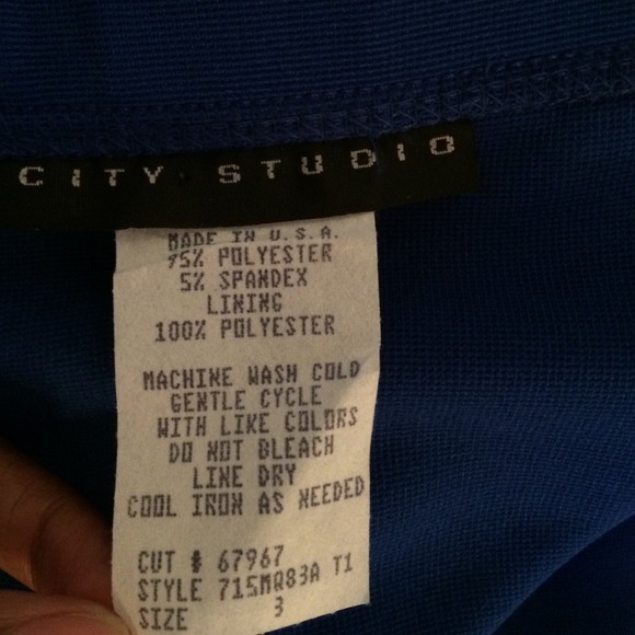 Royal Blue Mini Dress - Picture 3 of 4