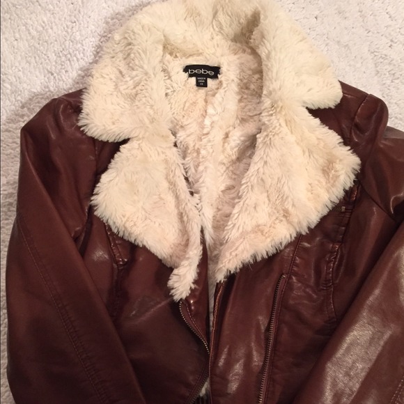 Faux leather Bebe jacket