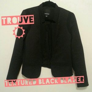 Trouve | NWOT | Textured Black Blazer