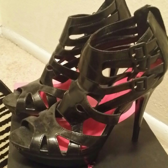 Black Gladiator heels