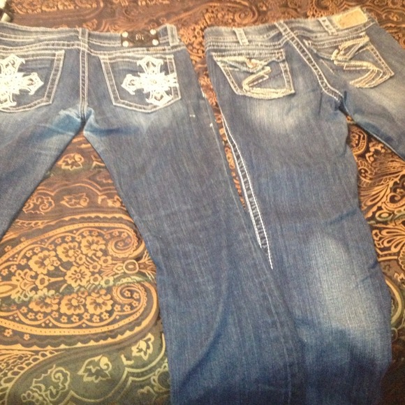 Silver jeans and free miss me jeans