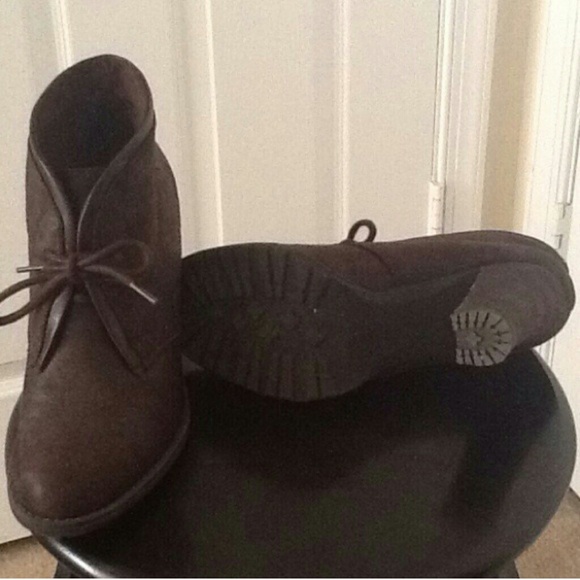 Kelly and Katie Brown Booties - Picture 2 of 3