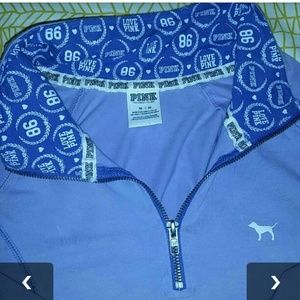 #pink half zip yoga sweatshirt