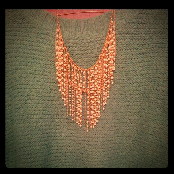 Pearl/gold necklace - Picture 1 of 2