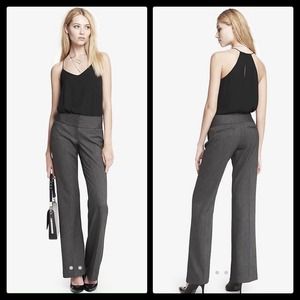 Express Charcoal Gray Editor Pants