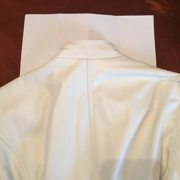 Cache white leather jacket - Picture 3 of 4