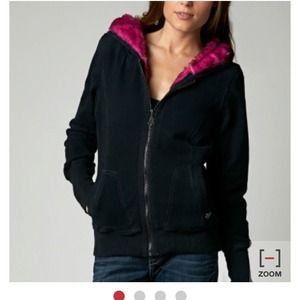FOX Sasquatch pink fur lined hoodie.
