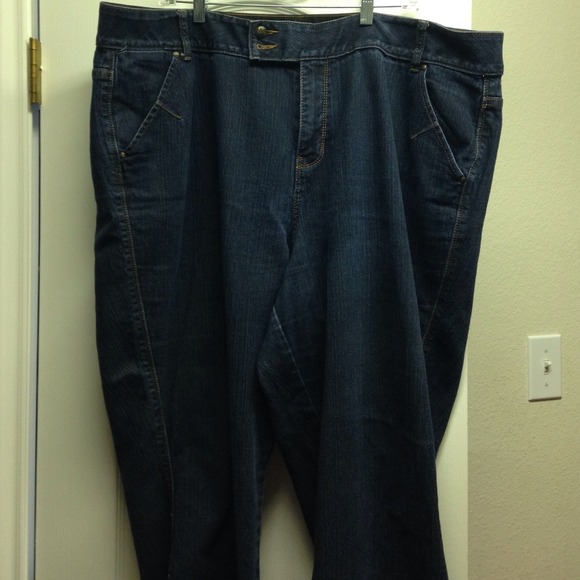 Gently used lane Bryant flare jeans.