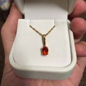 Beautiful Firestone ruby. Brand new never worn.