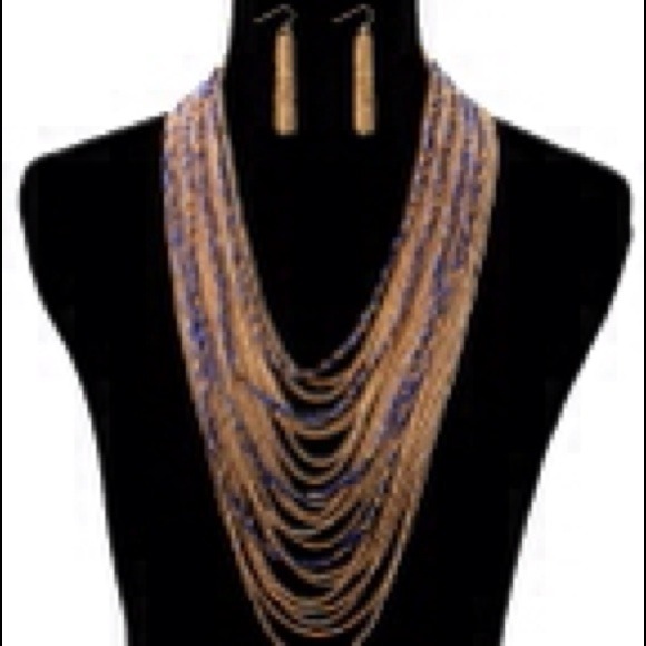 Chain Layered Necklace Set - Picture 1 of 3