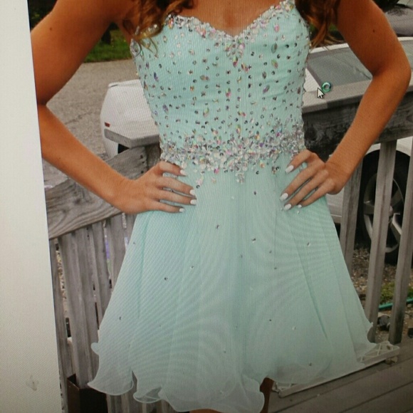Mori Lee Dresses & Skirts - Mori Lee mint green cocktail dress