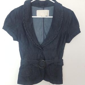 Denim blazer