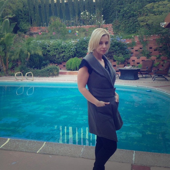 Women's Jacket, Large Dark Tarrago , Knitted Dove