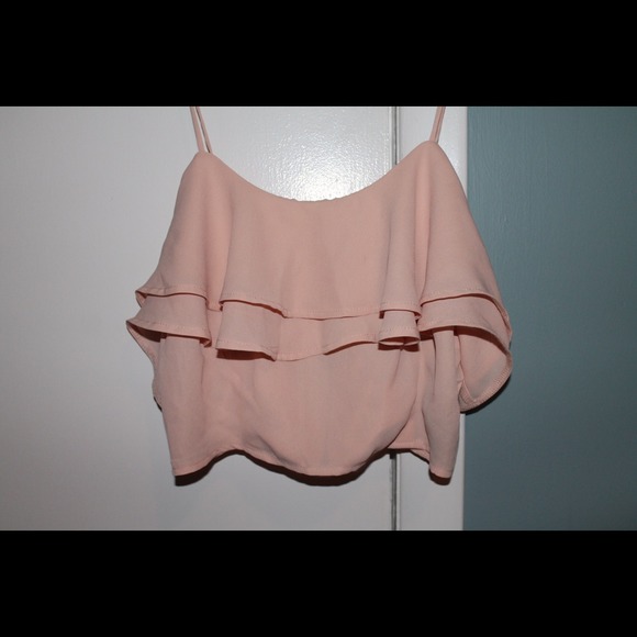 Pink crop top