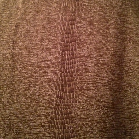 Mocha Colored Dress with Ruffle at Waist - Picture 3 of 4