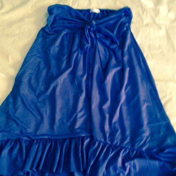 Very cute purple hi low maxi dress NWOT