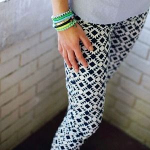 J. Crew toothpick jean in geometric print