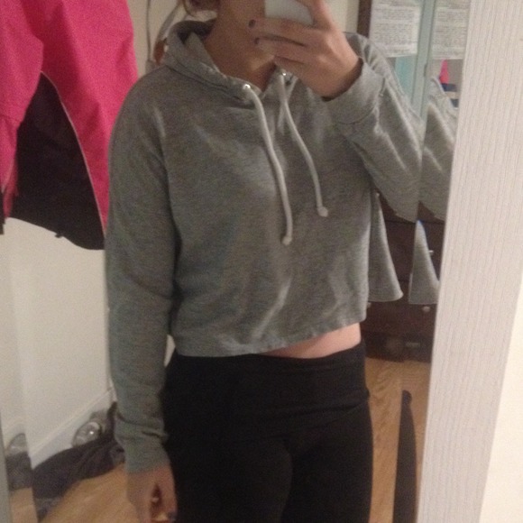 Grey sweater crop - Picture 2 of 2