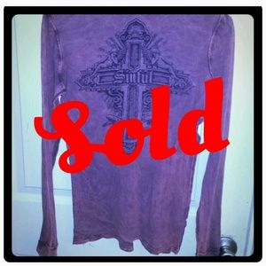 SINFUL REVERSIBLE THERMAL TOP - SIZE LARGE