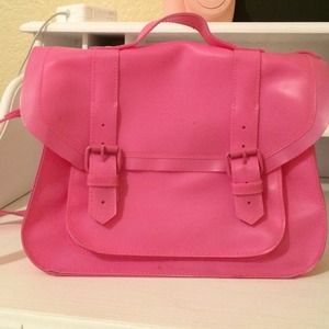 Bright pink bag