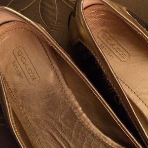 Authentic coach ballet shoes