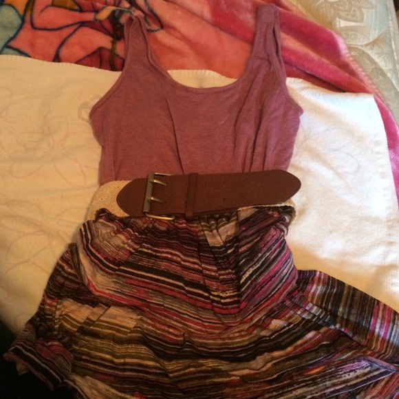 Belted top