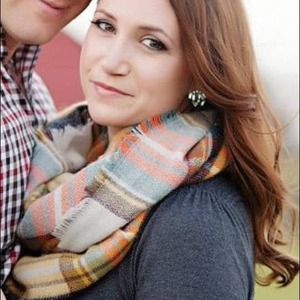 Zara scarf -  Checked Shawl (half of scarf)