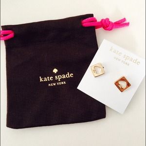 Kate Spade Gold Hole Punch Earrings