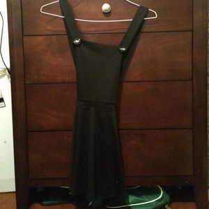 Black cross back jumper