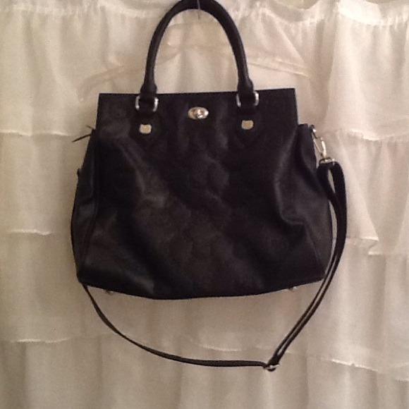 Hello Kitty Embossed Faux Leather Satchel Purse