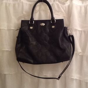 Hello Kitty Embossed Faux Leather Satchel Purse