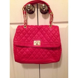 Red Quilted Handbag