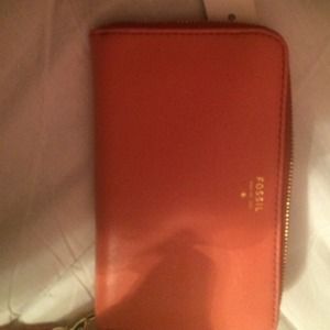 Sydney zip phone watermelon wristlets