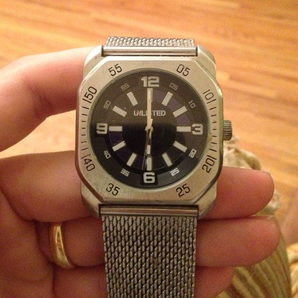 Unlisted by Kenneth Cole stainless steel watch