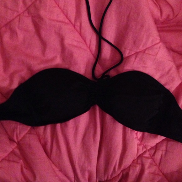 Black bathing suit top