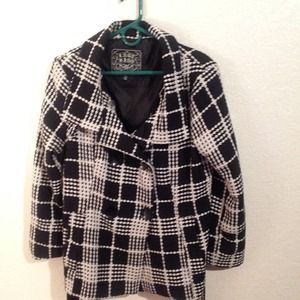 Black and white jacket