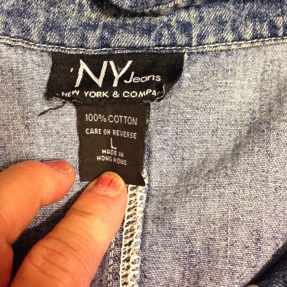 NY and Company jean jacket - Picture 2 of 2